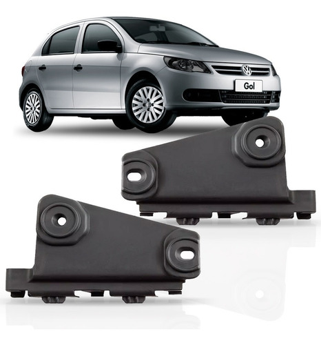 Par Guia Suporte Parachoque Para Gol Saveiro Voyage G5