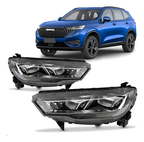 Par Farol Dianteiro Haval H6 2023 2024 Com Led Direito