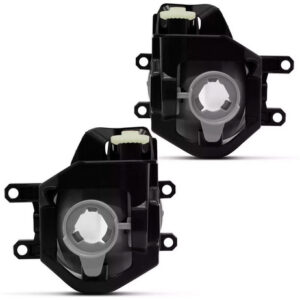 Kit Farol Milha Neblina Hilux 2016 À 2017 Com Aro Cromado Transparente