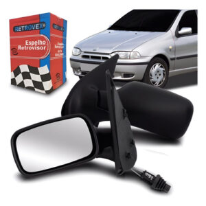 Par Retrovisor Palio 02 Portas Ano 1996 97 98 1999 2000