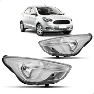 Par Farol Para Ford Ka 2015 2016 2017 2018 Cromado Manual