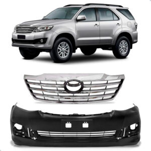 Envolvente Hilux Sw4 12 A 15 Com Grade Superior E Inferior Preto