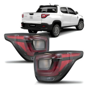 Par Sinaleira Para Fiat Nova Strada 2020 2021 2022 Pickup Vermelho