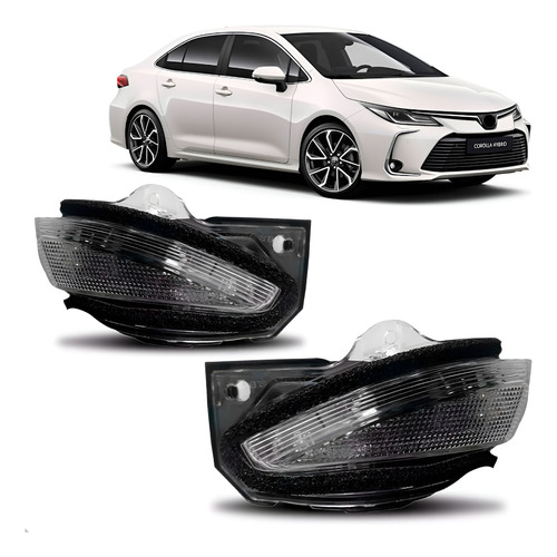 Par Sinaleira Retrovisor Corolla 2020 A 2021