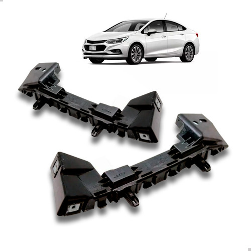 Par Suporte Guia Parachoque Dianteiro Cruze 2017 2018 2019