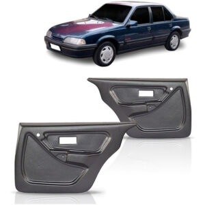 Par Forro Porta Monza 1989 Ate 1997 Traseiro 4 Portas Preto Preto