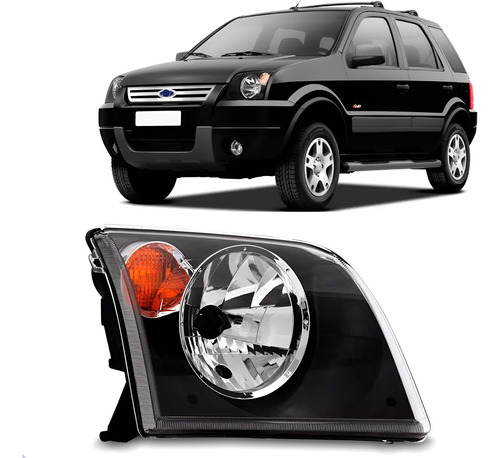 Farol Para Ford Ecosport 04 05 2006 07 Pisca Âmbar 1ª Linha Direito/passageiro