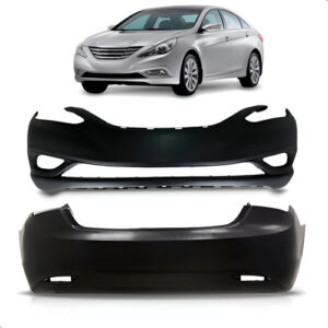 Par Envolvente Sonata 2011 A 2014 Dianteiro E Traseiro Preto