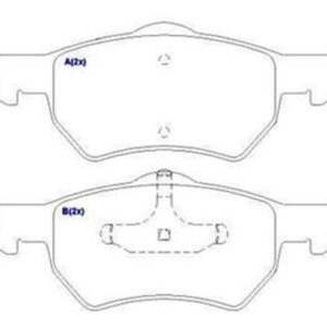Pastilha Dianteira Caravan Grand Caravan 2.4