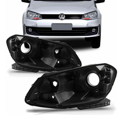 Par Carcaça De Farol Gol G6 2013 2014 2015 2016 Foco Simples