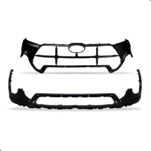 Kit Parachoque Para Hb20x 2016 A 2019 Com Spoiler Saia Preto