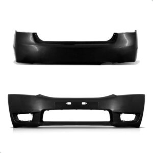 Kit Envolvente Dianteiro E Traseiro New Civic 2009 2010 2011 Preto