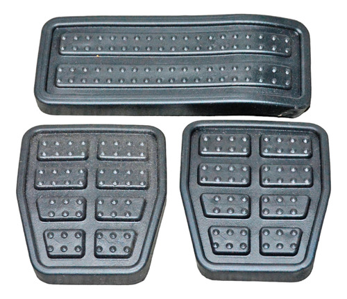 Capa De Pedal Kit 3 Peças Gol Parati Saveiro 1987 Em Diante