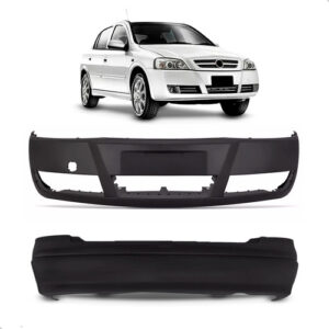 Kit Parachoque Dianteiro Astra 2003 A 2012 Sedan Diant/tras Preto