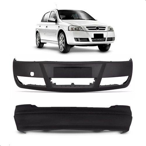Kit Parachoque Dianteiro Astra 2003 A 2012 Sedan Diant/tras Preto