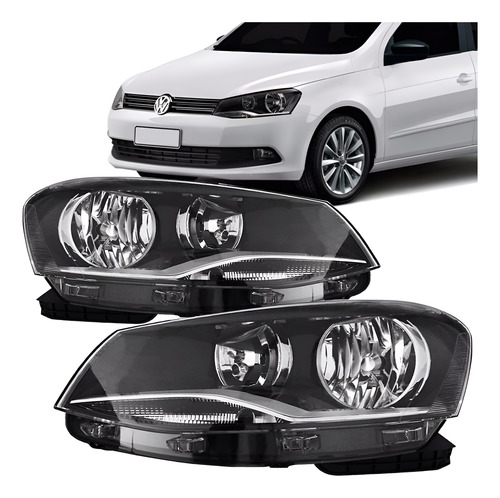 Par Farol Gol G6 Saveiro Voyage Gvi G6 13 14 Foco Duplo Direito E Esquerdo