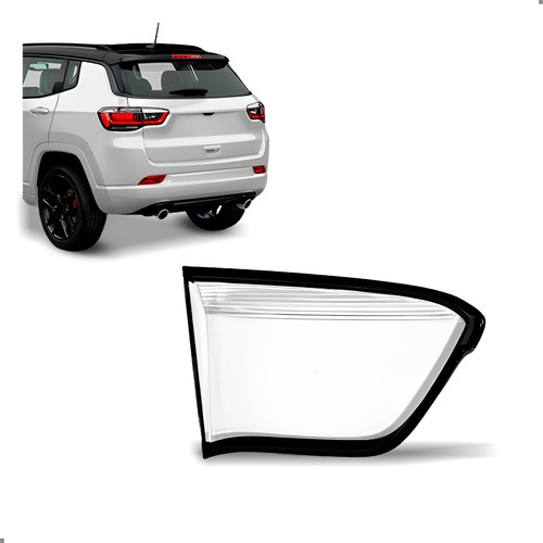 Lente Lanterna Traseira Mala Para Compass 2022 A 2026 Esquerdo - Motorista