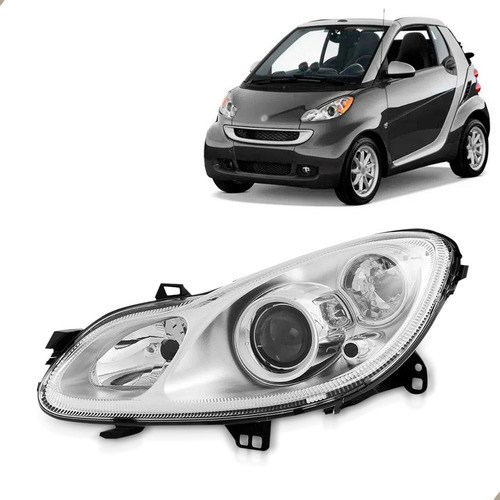 Farol Para Smart Fortwo 07 08 09 10 11 12 Eletrico 1ª Linha Esquerdo/motorista