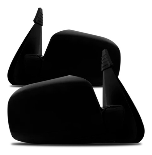 Par Retrovisor Santa Fe 07 08/12 Elétrico Preto S/ Sinaleira