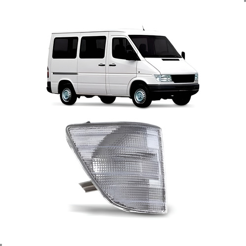 Lanterna Dianteira Para Sprinter 1995 A 2002 Cristal Direito/passageiro