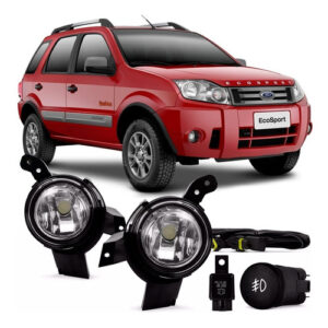 Kit Farol Milha Auxiliar Neblina Ecosport 2008 À 2012