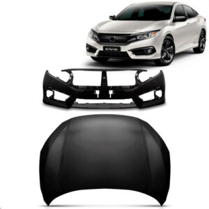 Capo E Parachoque Dianteiro Honda New Civic 2017 A 2019