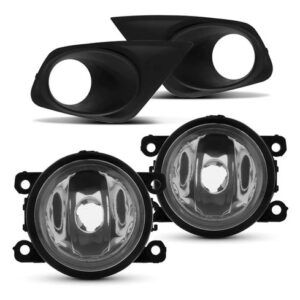 Kit Farol Milha Auxiliar Neblina Ka 2012 À 2014 Com Grade