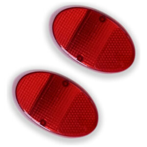 Par Lente Lanterna Traseira Fusca 1200/1300 Rubi Vermelho