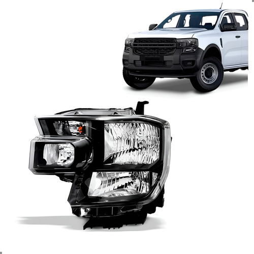 Farol Para Ford Ranger Xl 2024 2025 1ª Linha Esquerdo/motorista