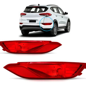 Par Refletor Parachoque Traseiro Tucson 2016 2017 2018 Vermelho