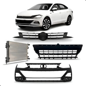 Kit Frente Virtus 2018 A 2022 C/radiador Ar Automatico Preto