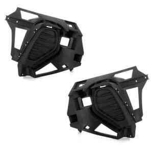 Par Moldura Milha Sem Furo Nivus 2020 2021 2022 Preto