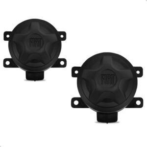 Tela Frontal Central Argo 17 A 22 C/ Moldura E Tampa Milha Preto