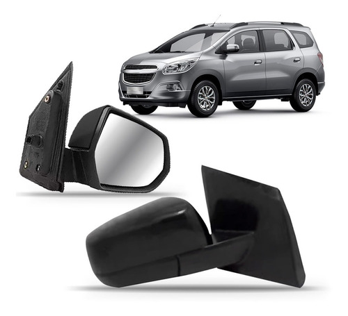 Par Retrovisor Spin Eletrico Ano 2012 2013 2014 C/ Garantia