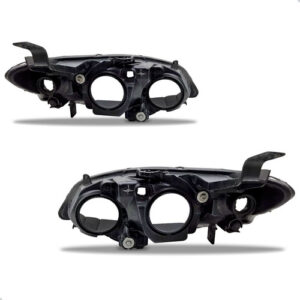 Par Carcaça Farol Dianteiro Para Honda Civic 2004 A 2006