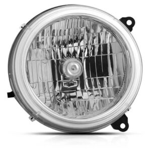 Farol Cherokee Sport 2002 2003 Cromado 1ª Linha - Direito/passageiro