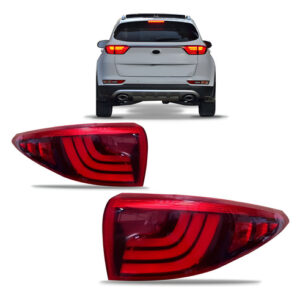 Par Lanterna Traseira Sportage 2017 2018 2019 Canto Com Led Direito