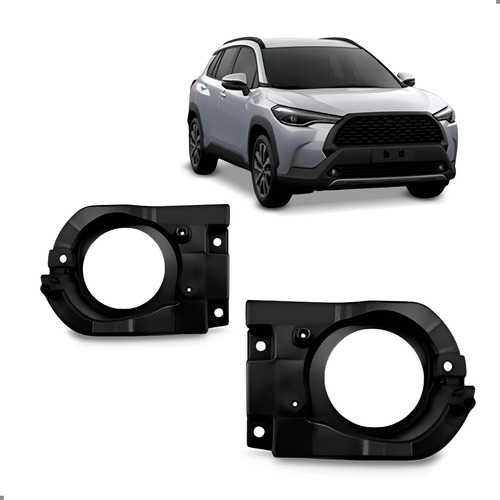 Par Tela Frontal Lateral Para Corolla Cross 2021 A 2024 Xle Par