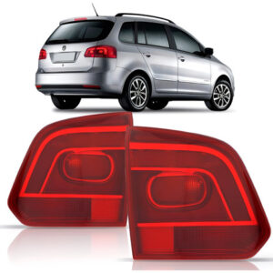 Par Sinaleira Traseira Spacefox 2011 12 13 2014 Tampa Mala Vermelho