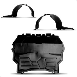 Kit Defletor Com Par De Aparabarro Tiguan 2009 A 2011