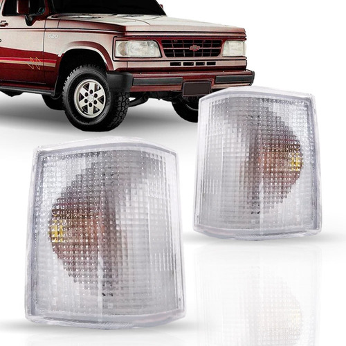 Par Sinaleira Lanterna Dianteira D20 1993 A 1998 Cristal Cristal