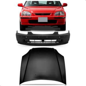 Capo E Parachoque Honda Civic 1996 1997 1998