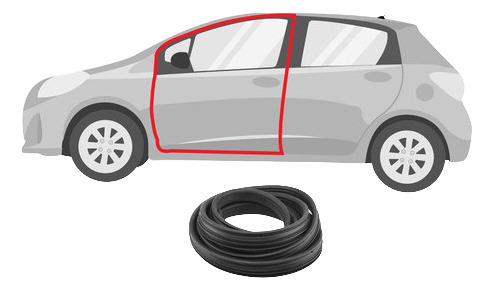 Guarnicao Portas Laterais Dianteira Bandeirante 85 Em Diante