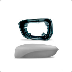 Kit Capa Retrovisor Para Onix 2020 A 2025 Moldura Esquerdo Preto