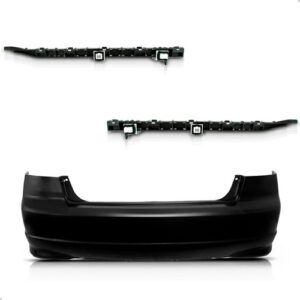 Parachoque Traseiro Civic 2004 A 2005 Com Guias 1a Linha