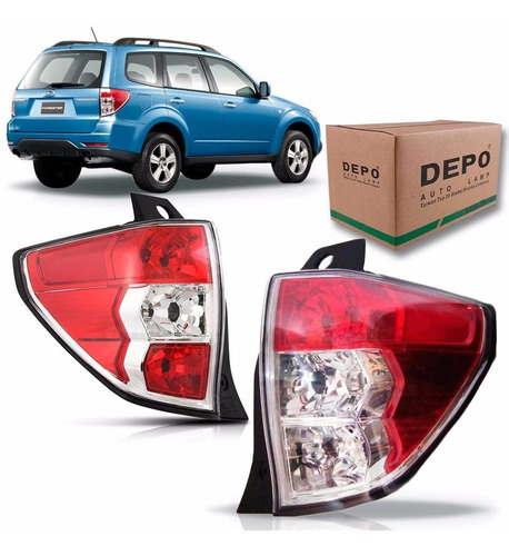 Par Sinaleira Forester Subaru 2009 2010 2011 2012 2013 Vermelho