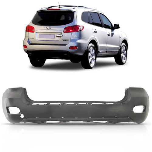 Envolvente Traseiro Para Hyundai Santa Fé 07 08 09 Primer