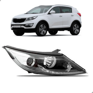 Farol Sportage 11 A 2016 Eletrico Sem Motor Com Led 1ª Linha - Direito/passageiro