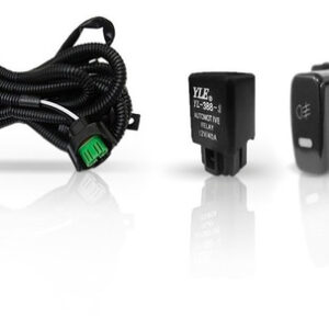 Kit Farol Milha L200 Triton 2007 2008 2009 2010 Aro Cinza