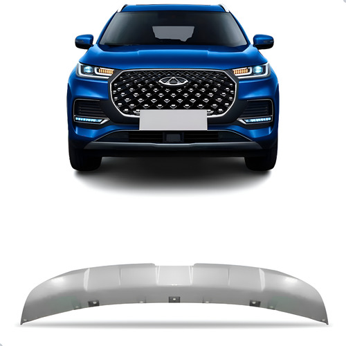 Spoiler Saia Inferior Tiggo 8 Pro 2023 A 2024 Prata - Prateado